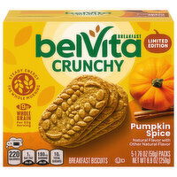 BELVITA Pumpkin Spice Breakfast Biscuits, 5 Packs (4 Biscuits Per Pack) - 8.8 Ounce 