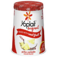 Yoplait Yogurt, Low Fat, Pina Colada - 6 Ounce 