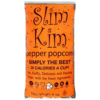 Slim Kim Popcorn, Pepper - 6 Ounce 