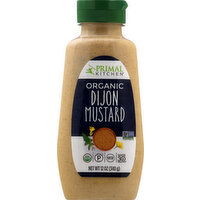 Primal Kitchen Mustard, Dijon, Organic - 12 Ounce 