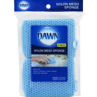 Dawn Sponge, Nylon Mesh, 2 Pack! - 2 Each 