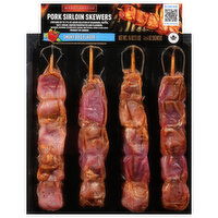 Marcangelo Pork Sirloin Skewers, Smoky BBQ Flavor - 4 Each 