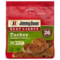 Jimmy Dean Sausage Patties, Turkey, Value Pack - 23.9 Ounce 