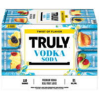 Truly Vodka Soda, Premium, 8 Pack - 8 Each 