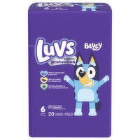 Luvs Diapers, Size 6, 35+ lbs (16+ kg) - 20 Each 