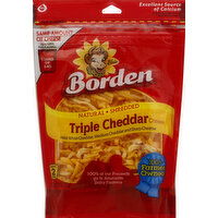 Borden Cheese, Shredded, Triple Cheddar