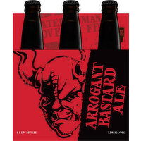 Arrogant Bastard Beer, Ale - 6 Each