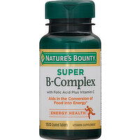 Nature's Bounty Vitamin B-Complex, Super, Coated Tablets