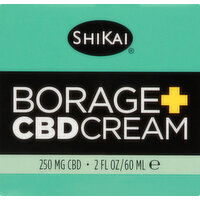 ShiKai Borage + CBD Cream, 250 mg - 2 Ounce 