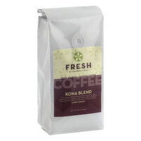 Fresh by Brookshire's Kona Blend Coffee, Ground - 12 Ounce 