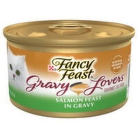 Fancy Feast Cat Food, Gourmet, Salmon Feast in Gravy - 3 Ounce 