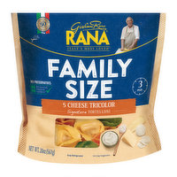 Rana Tortelloni, 3 Color 5 Cheese, Family Size - 20 Ounce 