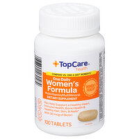 TopCare Multivitamin/Multimineral, Women's Formula, One Daily, Tablets - 100 Each 