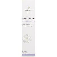 Sagely Naturals CBD Cream, Tranquility, 50 mg - 4 Fluid ounce 