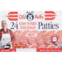 Purnell's Patties, Country Sausage, Hot