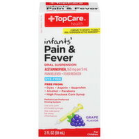 TopCare Pain & Fever, Infants', 160 mg, Grape Flavor - 2 Fluid Ounce