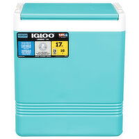 Igloo Cooler, Teal, 17 Quart - 1 Each