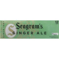 Seagram's Ginger Ale, Fridge Pack - 12 Each 