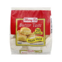 Mary Bs Biscuits, Butter Taste, Value Pack - 20 Each 