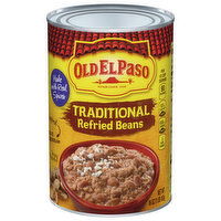 Old El Paso Refried Beans, Traditional - 16 Ounce 