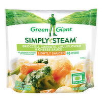 Green Giant Broccoli, Carrots, Cauliflower & Cheese Sauce, Lightly Sauced - 10 Ounce 