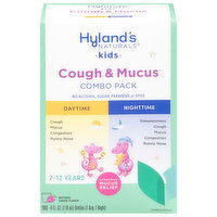 Hyland's Naturals Cough & Mucus, Natural Grape Flavor, Combo Pack, Kids - 2 Each 