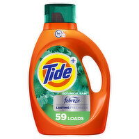 Tide Plus Febreze Freshness Botanical Rain Liquid Laundry Detergent, 84 fl oz, 59 Loads, HE Compatible - 84 Fluid ounce 