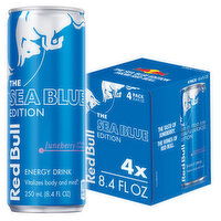 Red Bull Sea Blue Edition Juneberry Energy Drink - 4 Each 