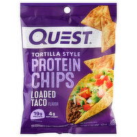 Quest Protein Chips, Loaded Taco Flavor, Tortilla Style - 1.1 Ounce 