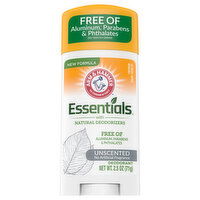 Arm & Hammer Deodorant, Unscented - 2.5 Ounce 