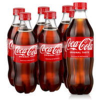 Coca-Cola Soda Soft Drink, 16.9 fl oz - 6 Each 