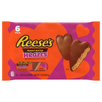 Reese's Hearts, Peanut Butter, 6 Pack - 6 Each 