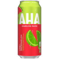 AHA Lime Watermelon Can - 16 Fluid ounce 