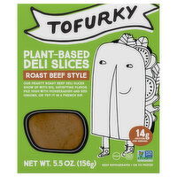 Tofurky Deli Slices. Roast Beef Style, Plant-Based - 5.5 Ounce 