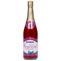 Kedem 100% Juice, Grape, Sparkling, Concord, Non Alcoholic - 25.4 Ounce 