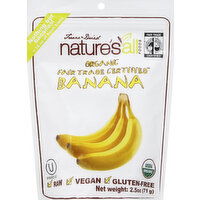 Nature's All Foods Banana, Organic, Freeze-Dried - 2.5 Ounce 