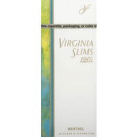 Virginia Slims Cigarettes, Class A, Menthol, 120's - 20 Each 