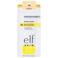 e.l.f. Sun Protection + Makeup Primer, Sunbeam, Whoa Glow, SPF 30 - 1.69 Fluid ounce 