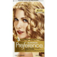 Superior Preference Permanent Color, Warmer, Golden Blonde 8G - 1 Each 