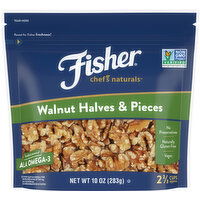 Fisher Walnuts Halves & Pieces - 10 Ounce 