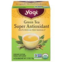 Yogi Green Tea, Super Antioxidant, Tea Bags - 16 Each 