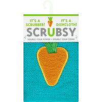 Scrubsy Dishcloth, Carrot - 1 Each 