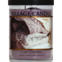 Village Candle Candle, Cozy Cashmere, Glass Cylinder - 1 Each 