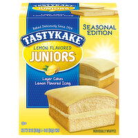 Tastykake Layer Cakes, Lemon Flavored, Family 4 Pack