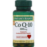 Nature's Bounty Co Q-10, 400 mg, Rapid Release Softgels - 39 Each 