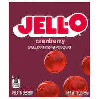 Jell-O Gelatin Snacks, Cranberry - 3 Ounce 