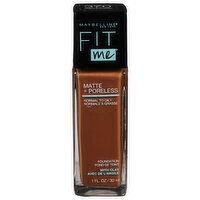 Fit me! Foundation, Matte + Poreless, Deep Bronze 370 - 1 Fluid Ounce