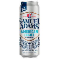 Samuel Adams Beer, Lager, American Light - 24 Fluid Ounce