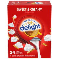 International Delight Coffee Creamers, Sweet & Creamy - 24 Each 