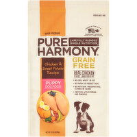 Pure Harmony Dog Food, Super Premium, Grain Free, Chicken & Sweet Potato Recipe, Puppy - 14 Pound 